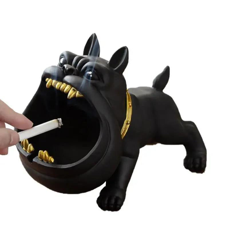 Decoratieve Asbak in Bulldog Vorm van Hoogwaardig Hars – Multifunctioneel en Stijlvol 3