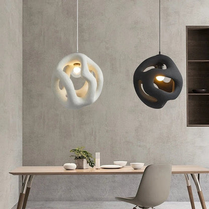 Hanglamp - Minimalistisch Design voor Eettafel, Woonkamer of Slaapkamer - Natuurlijke Materialen, Verstelbare Ophanglengte