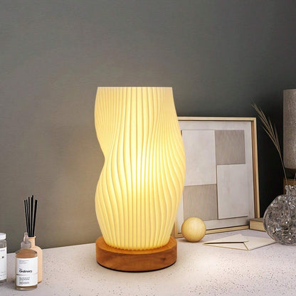 Dimbare Hanglamp Wavecrest met USB-aansluiting en Twee Verlichtingstinten – Modern Metaal en ABS Design 5