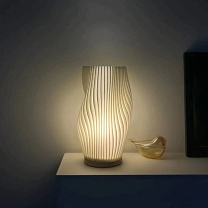 Dimbare Hanglamp Wavecrest met USB-aansluiting en Twee Verlichtingstinten – Modern Metaal en ABS Design 8