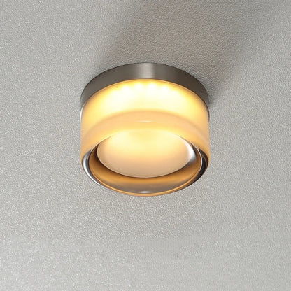 Dimple Wandlamp met LED Verlichting – Modern Design, IP44 Waterdicht voor Binnengebruik, Diameter 20 cm, Grijs/Acryl 12