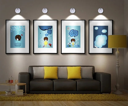 Draadloze LED-Spot met Afstandsbediening en Dimbare Verlichting – Wit, Ideaal voor Sfeervolle Verlichting in Elke Ruimte 3