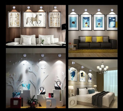 Draadloze LED-Spot met Afstandsbediening en Dimbare Verlichting – Wit, Ideaal voor Sfeervolle Verlichting in Elke Ruimte 5