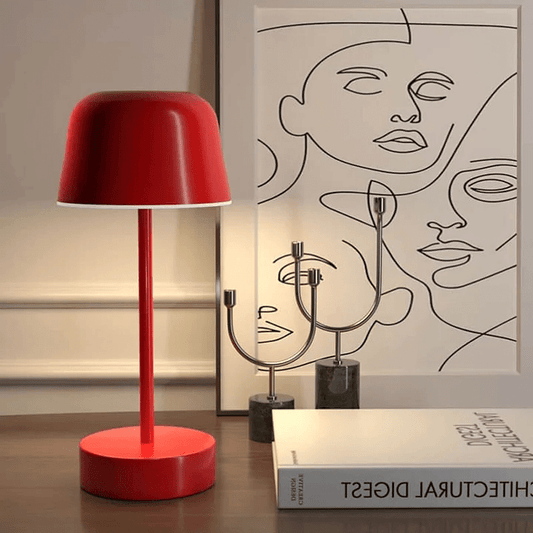 Draadloze Oplaadbare Tafellamp met Dimbare Lichtkleuren – Modern Design, Compact en Oogvriendelijk 1