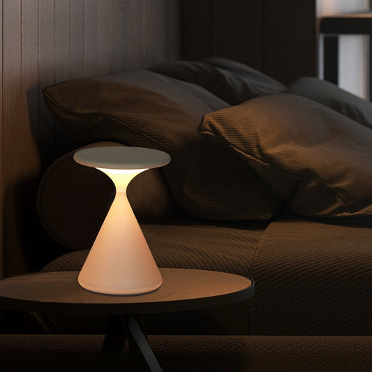 Draadloze Tafellamp in Zandloper Vorm – Stijlvolle Verlichting voor Elk Interieur 7