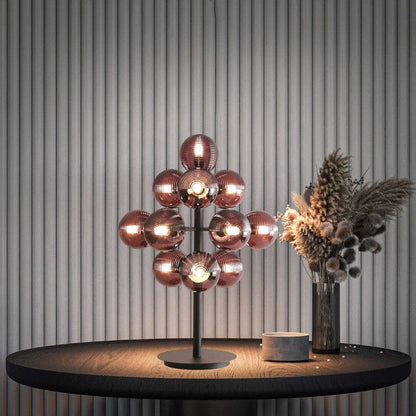 Druif Tafellamp van Metaal en Glas – Elegante Verlichting met Uniek Ontwerp 3