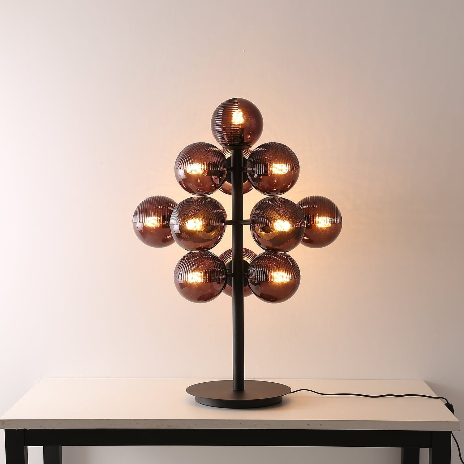 Druif Tafellamp van Metaal en Glas – Elegante Verlichting met Uniek Ontwerp 5