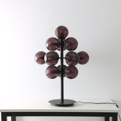 Druif Tafellamp van Metaal en Glas – Elegante Verlichting met Uniek Ontwerp 7
