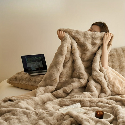 Dubbelzijdige Fleece Deken – Zachte en Warme Fluffy Deken voor Alle Seizoenen, Ideaal voor Slaapkamer en Auto 8