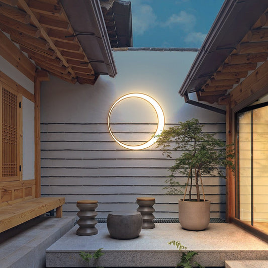 Eclips Buiten Wandlamp - IP65 Waterdicht met Warme 3000K LED Verlichting 0