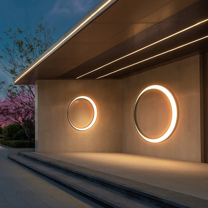 Eclips Buiten Wandlamp - IP65 Waterdicht met Warme 3000K LED Verlichting 2