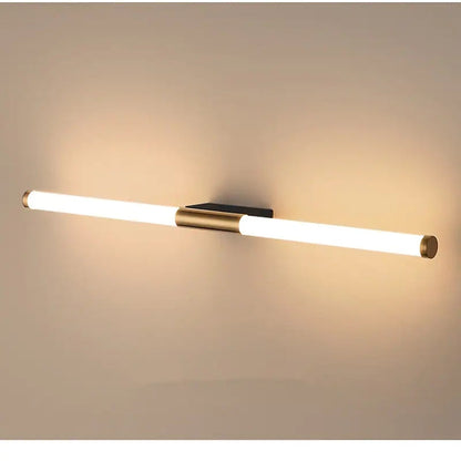 Eenvoudige Moderne Lineaire LED Wandlamp in Wit-Goud – Stijlvolle Verlichting voor Slaapkamer en Woonkamer 7
