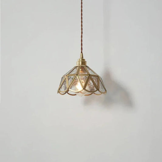 Elegante Glazen Hanglamp met Stoffen Snoer voor Eettafel en Woonkamer – Modern en Klassiek Interieur 0