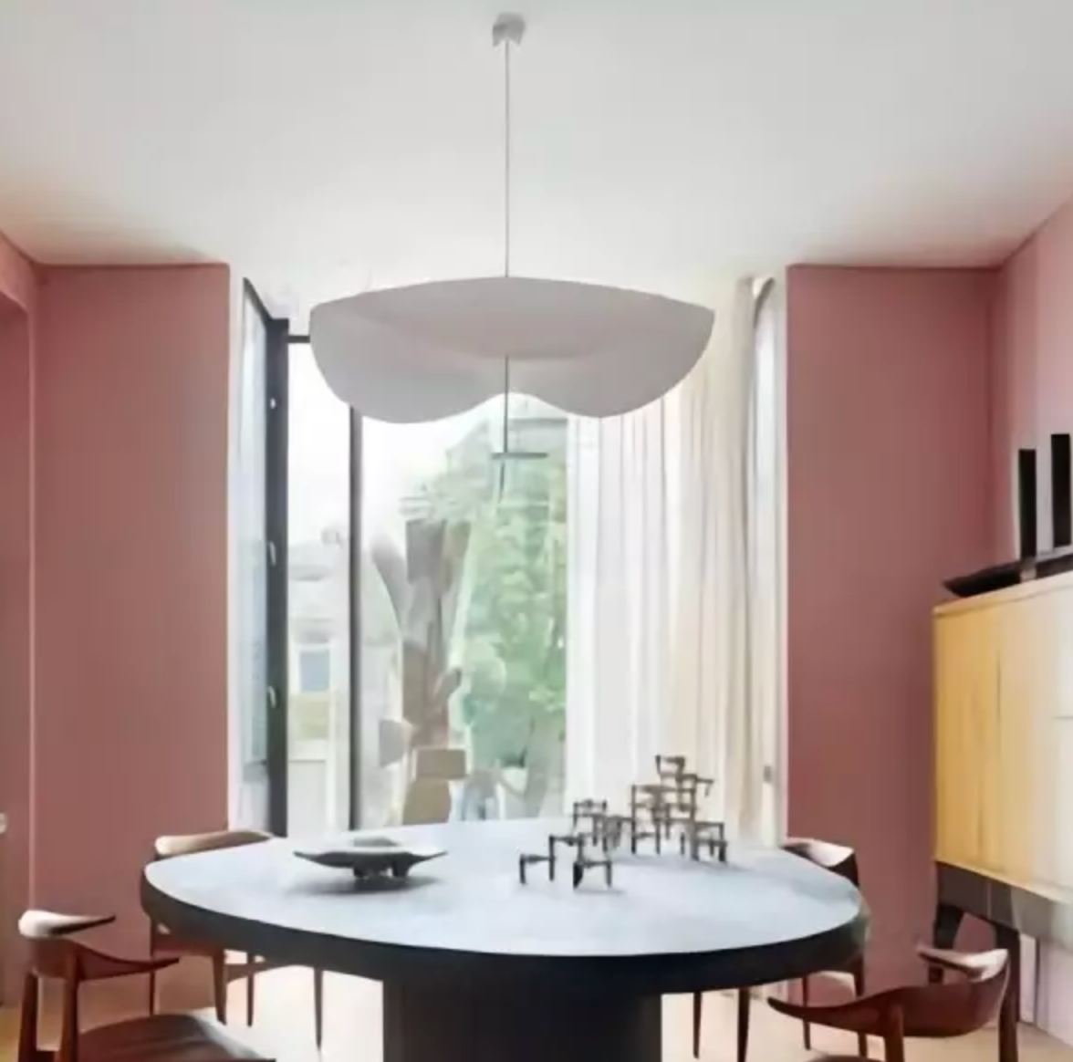 Elegante Golden Oasis Hanglamp met Golvende Kap – Geschikt voor Plafond en Muur 8
