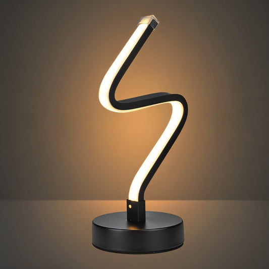 Elegante Oplaadbare Tafellamp met Aanraakbediening – Draadloze Zwarte LED Nachtkast Lampje voor Stijlvolle Verlichting 0