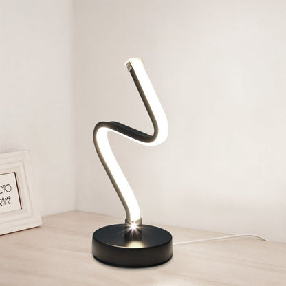 Elegante Oplaadbare Tafellamp met Aanraakbediening – Draadloze Zwarte LED Nachtkast Lampje voor Stijlvolle Verlichting 1