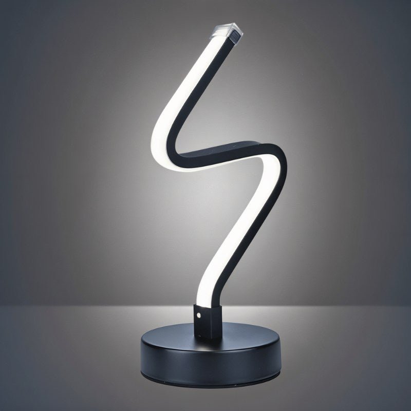 Elegante Oplaadbare Tafellamp met Aanraakbediening – Draadloze Zwarte LED Nachtkast Lampje voor Stijlvolle Verlichting 6