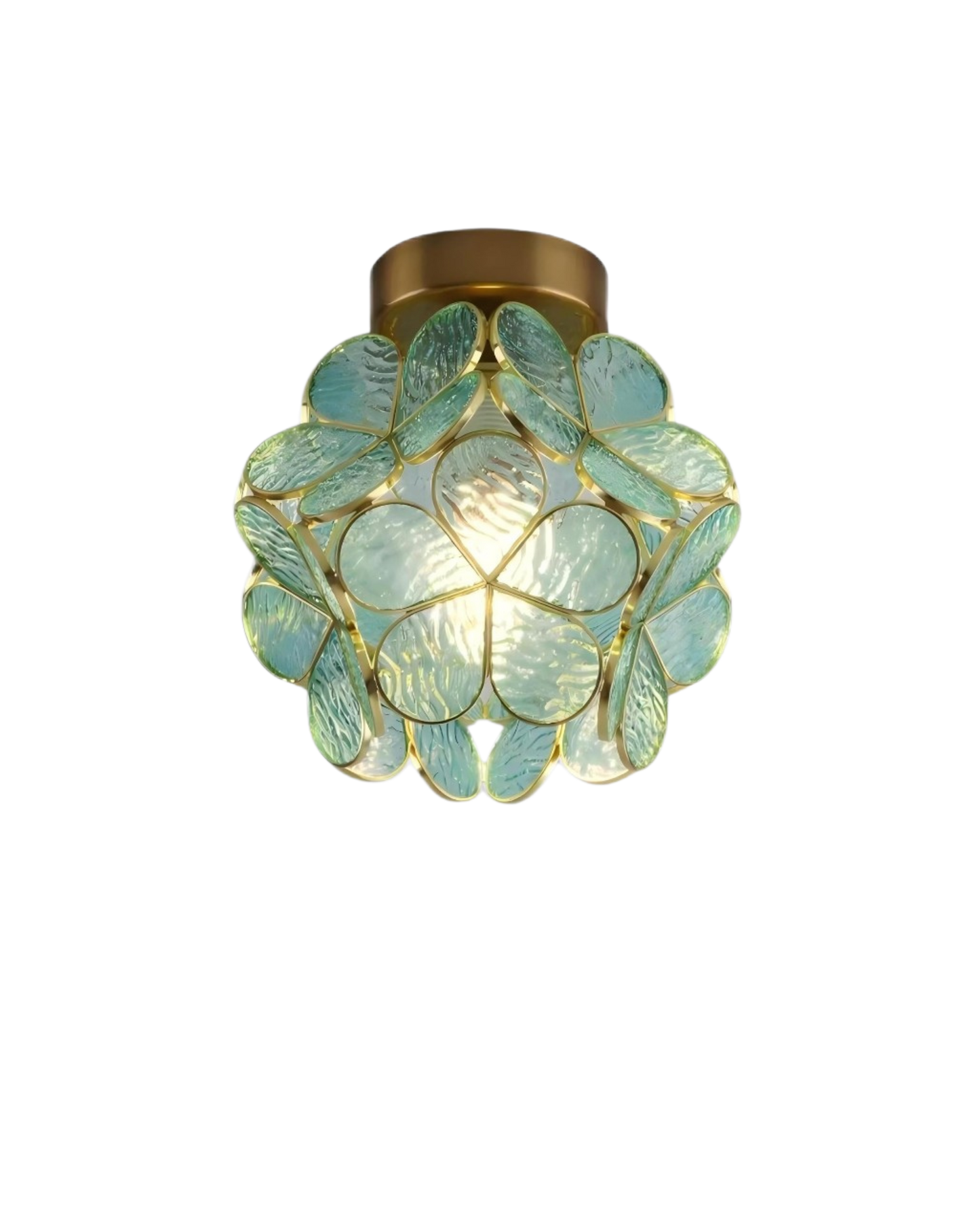 Elegante Plafondlamp met Bloemenontwerp van Acryl en Verguld IJzer - Zwarte Led Plafonniere voor Slaapkamer en Woonkamer 8