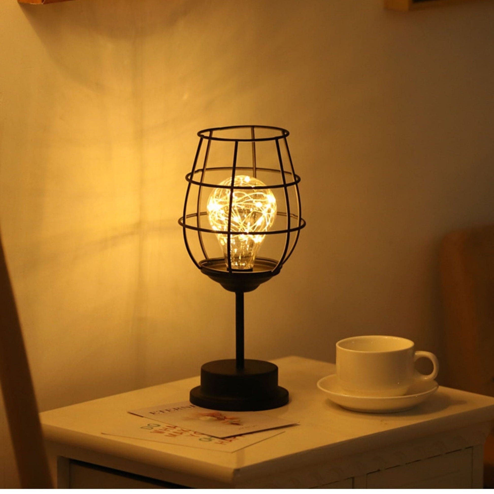 Elegante Zwarte Tafellamp – Moderne Design Verlichting voor Woonkamer en Slaapkamer, Geschikt als Nachtkast Lampje 3