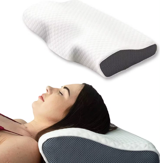 Ergonomisch Slaapkussen met Orthopedische Ondersteuning en Anti-Snurktechnologie – Hypoallergene Traagschuim voor Gezonde Slaap 0