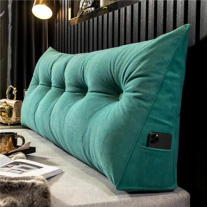 Ergonomisch Wigkussen voor Bed met Ondersteuning en Zijvak – Optimaal Comfort voor Rug en Nek, Verkrijgbaar in Meerdere Maten 4