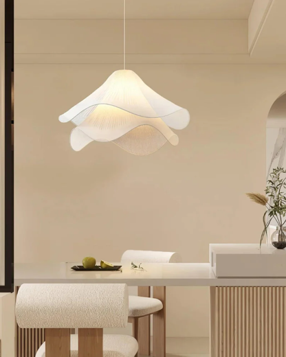 Etherische Bloem Hanglamp met Goudkleurige Details – Uniek Design voor Eettafel, Woonkamer of Slaapkamer Verlichting 6