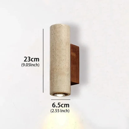 Geel Marmeren Wandlamp met LED – Wabi Sabi Stijl voor Slaapkamer en Woonkamer 8