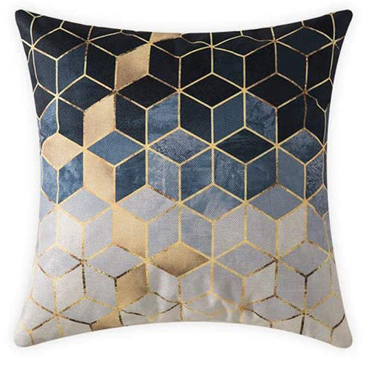 Gouden Kussenhoezen Set van 4 - Ademend Pluche voor Kussens 45x45 en 50x50 cm 1