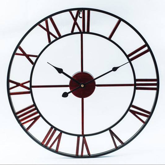 Grote IJzeren Retro Wandklok – Industrieel Design 60 cm voor Tijdloos Interieur 1