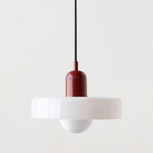 Hangende Plafondlamp in Scandinavische Stijl met Verstelbare Hoogte – Glas en Minimalistisch Ontwerp 0