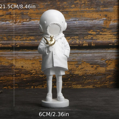 Hars Sculptuur Duikmeisje – Moderne Woondecoratie voor Woonkamer en Serre, Uniek Kunstwerk Accessoires 7