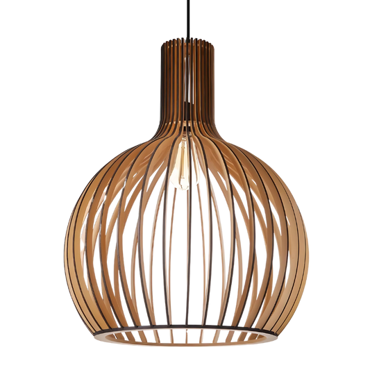 Houten Hanglamp Céleste – Elegante Verlichting voor Elke Ruimte 0