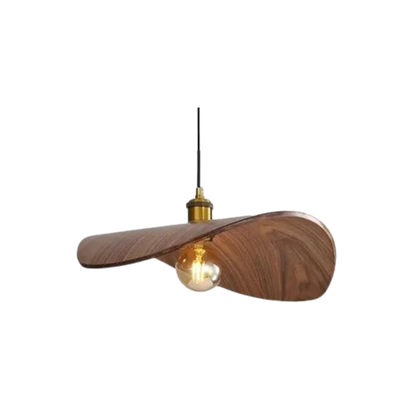 Houten Vintage Hanglamp met Verstelbare Hoogte – Rustieke Sfeer voor Elk Interieur 0