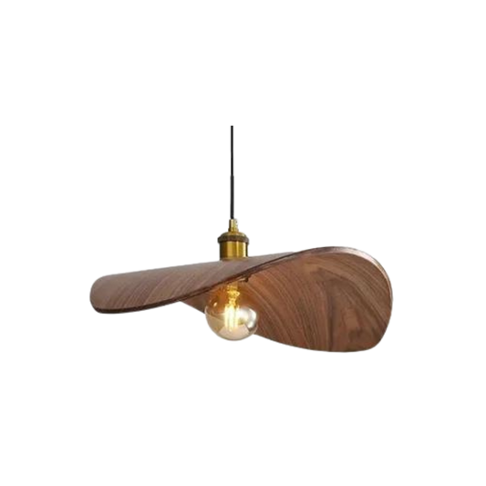 Houten Vintage Hanglamp met Verstelbare Hoogte – Rustieke Sfeer voor Elk Interieur 0