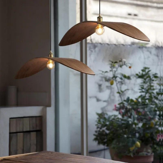 Houten Vintage Hanglamp met Verstelbare Hoogte – Rustieke Sfeer voor Elk Interieur 1