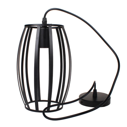 Industriële Zwarte Hanglamp – Minimalistisch Ontwerp voor Woonkamer en Eetkamer 2