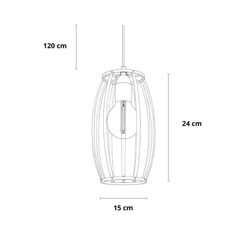 Industriële Zwarte Hanglamp – Minimalistisch Ontwerp voor Woonkamer en Eetkamer 4