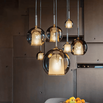 Scandinavische Hanglamp Zwart Dimbaar voor Eettafel en Woonkamer – Minimalistisch Aluminium en Glas Design