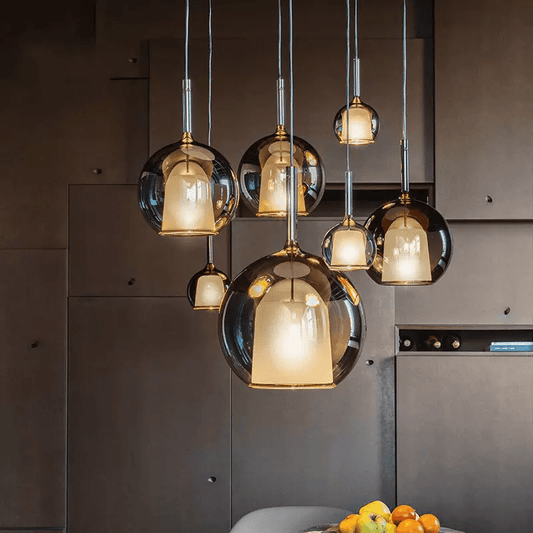 Scandinavische Hanglamp Zwart Dimbaar voor Eettafel en Woonkamer – Minimalistisch Aluminium en Glas Design