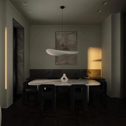 Japandi Hanglamp van Hoogwaardige Zijde – Elegante Verlichting voor Woonkamer of Eettafel, Verstelbare Hoogte 2