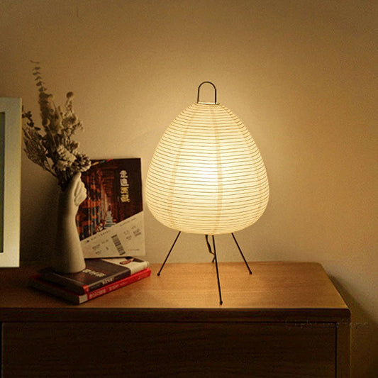 Japanse Staande Lamp van Rijstpapier met LED Verlichting – Sfeervolle Binnenlamp voor Woonkamer en Slaapkamer 0