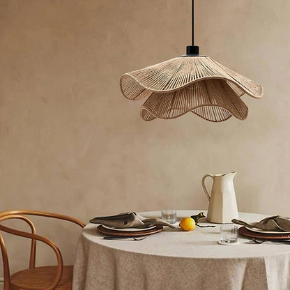 Jute Lampenkap Le Cap Pontos – Boho Design met Natuurlijke Elegantie voor Warm Licht in Elke Ruimte 3