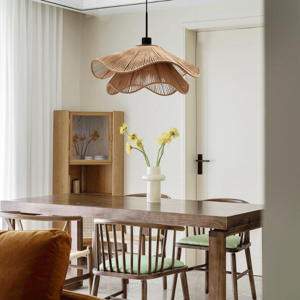 Jute Lampenkap Le Cap Pontos – Boho Design met Natuurlijke Elegantie voor Warm Licht in Elke Ruimte 7