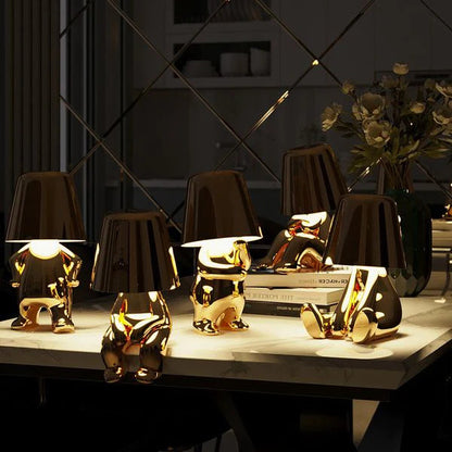 Karakter Hanglamp met Uniek Ontwerp en Energiezuinige LED Verlichting - Verstelbare Helderheid voor Woonkamers en Slaapkamers 6