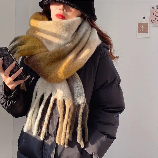 Kasjmier Sjaal Dames – Zachte Veelkleurige 100% Kasjmier Sjaal voor Warmte en Stijl 0