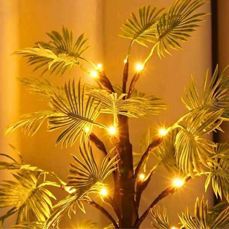 Kerst LED Palmbladverlichting – Warm Licht, Draadloos, 11x55cm, Duurzaam PVC voor Feestelijke Decoratie 1