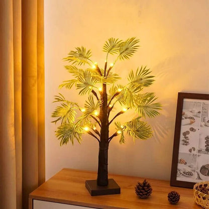 Kerst LED Palmbladverlichting – Warm Licht, Draadloos, 11x55cm, Duurzaam PVC voor Feestelijke Decoratie 2