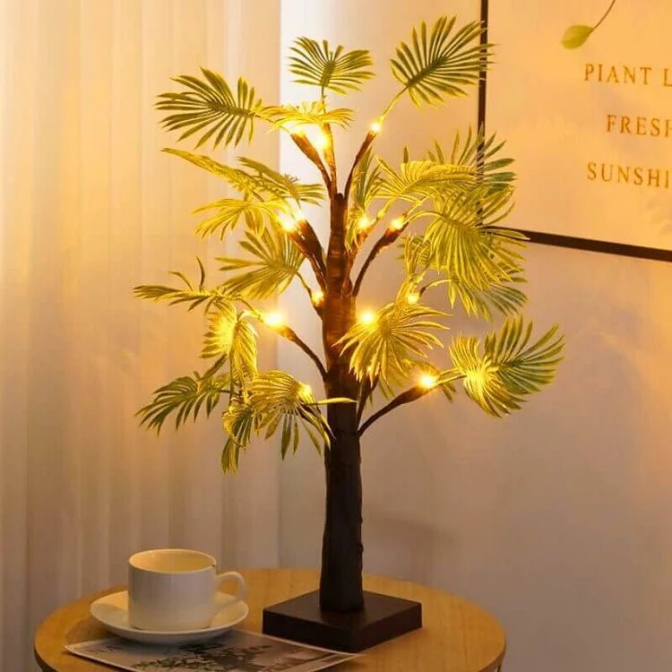 Kerst LED Palmbladverlichting – Warm Licht, Draadloos, 11x55cm, Duurzaam PVC voor Feestelijke Decoratie 3