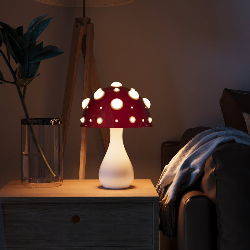 LED Tafellamp Amanita met Dimbare Warm Witte Verlichting – Bedraad en Draadloos 3