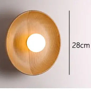Landelijke Wandlamp van Hout in Licht en Donker – Rustiek Muurlamp voor Binnengebruik 3